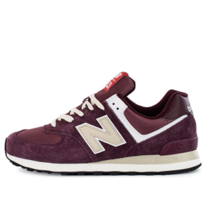 New Balance 574 Shoes 'Maroon White' U574HMG